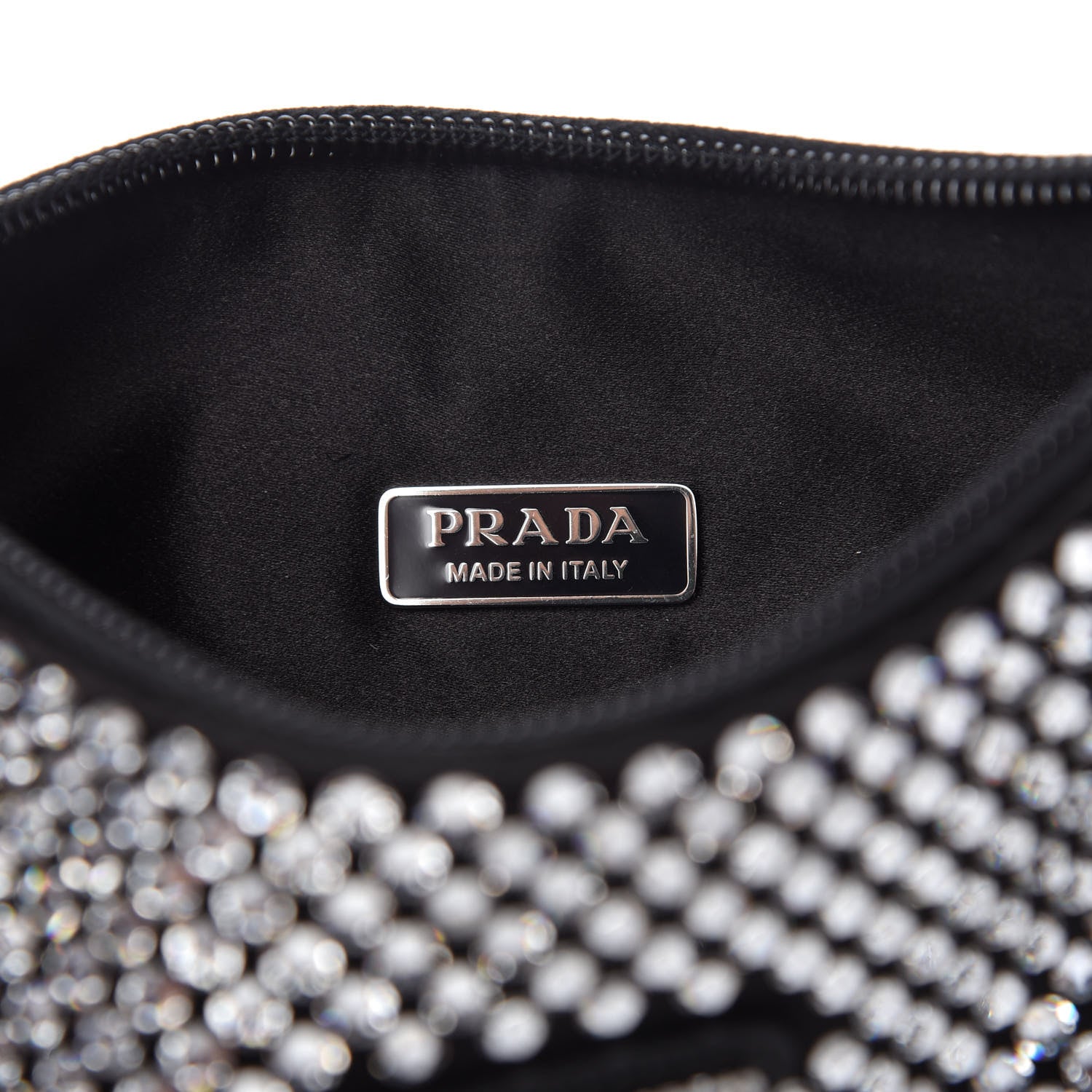 Prada Satin Crystal Mini Re-Edition 2000 Bag Cristal 8 of 12