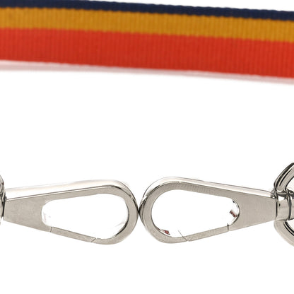 Hermes Toile 25mm Shoulder Striped Shoulder Strap Bleu Nuit 4 of 4