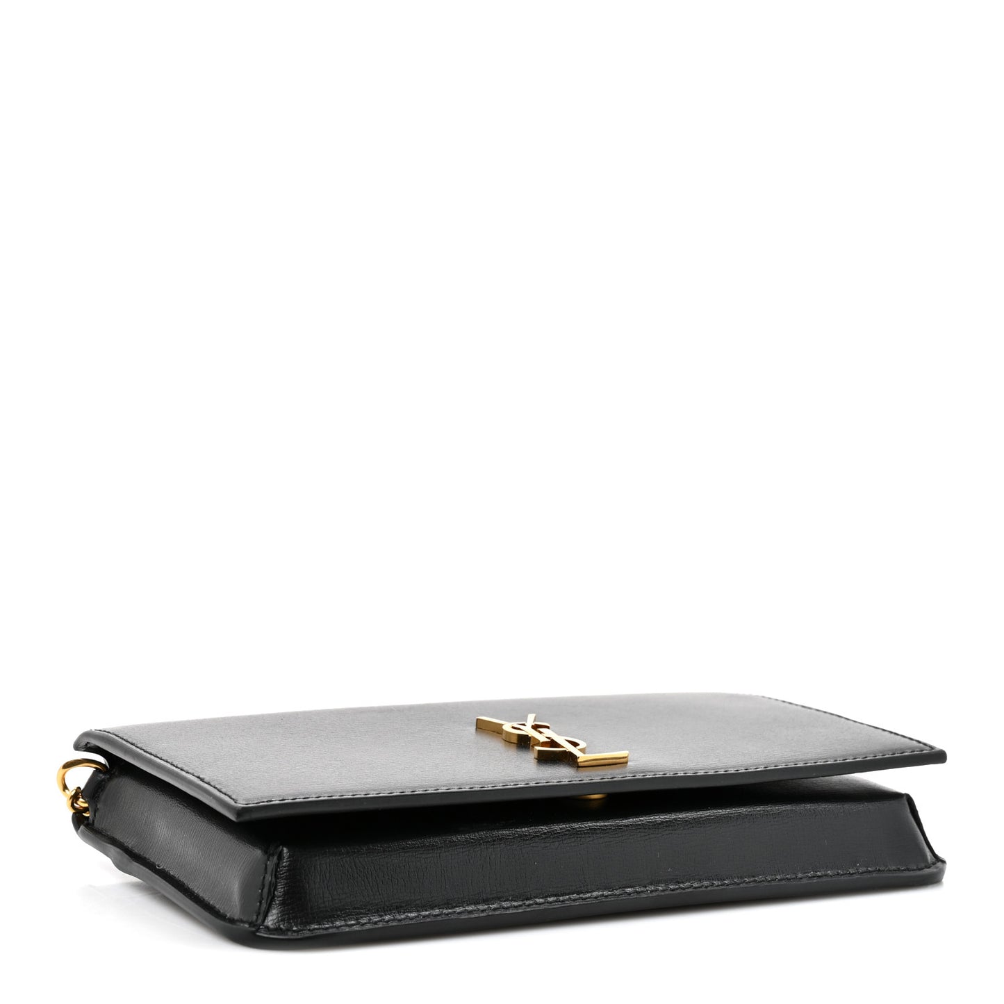 Calfskin Monogram Cassandre Phone Holder With Strap Black Black