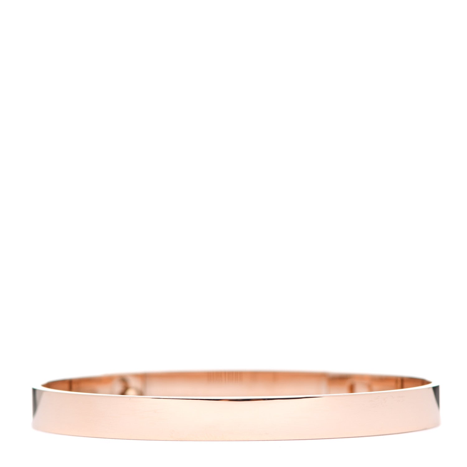 Hermes 18K Rose Gold PM Collier De Chien Bracelet SH 2 of 4