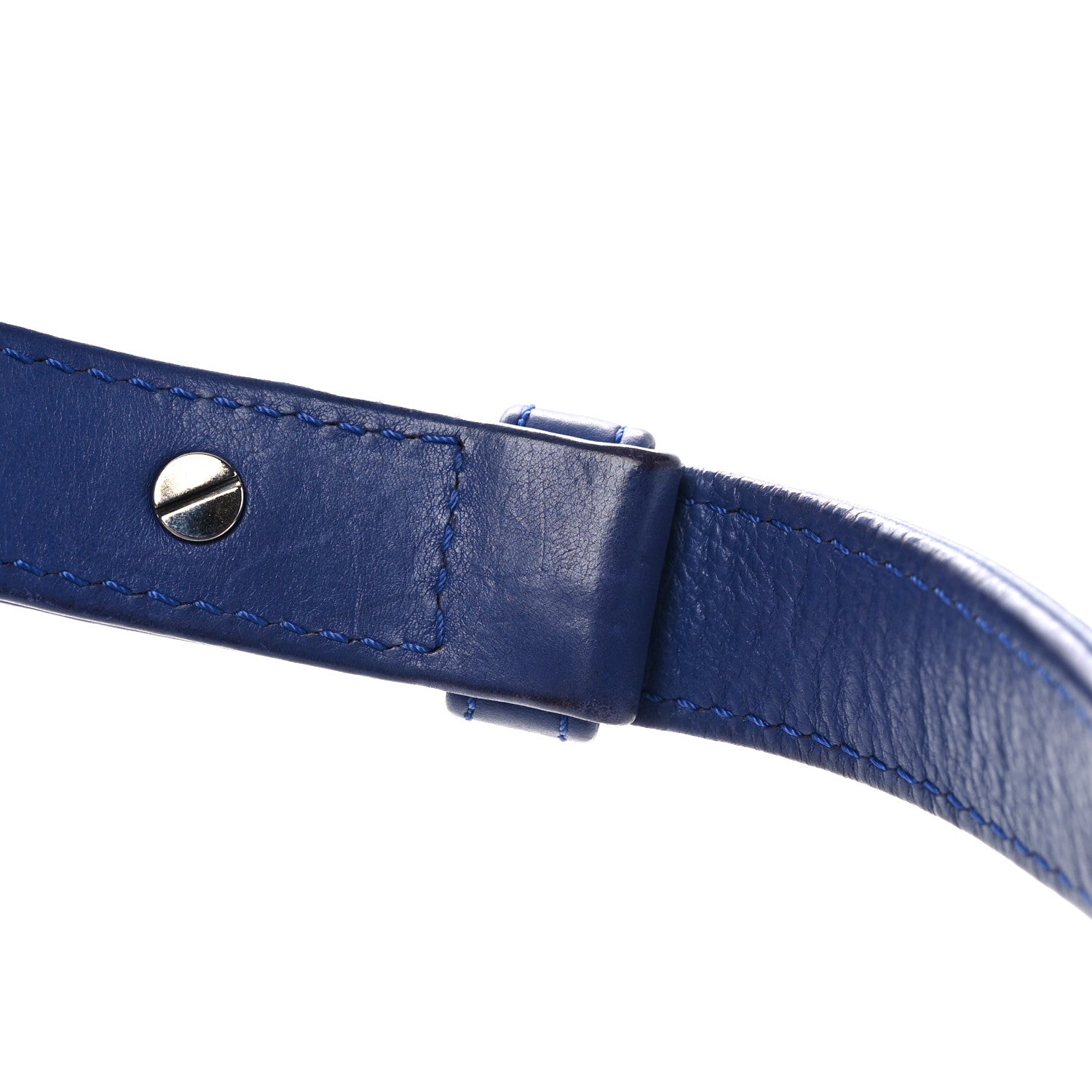 Chanel Calfskin Quilted Medium Boy Flap Blue 16 of 16