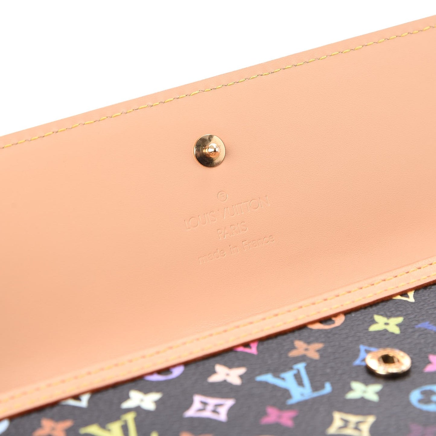 Monogram Multicolor Porte Tresor International Wallet Black