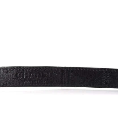Chanel Glazed Calfskin Quilted 2.55 Reissue Flap Belt Bag Clutch 85 34 Black 8 of 10