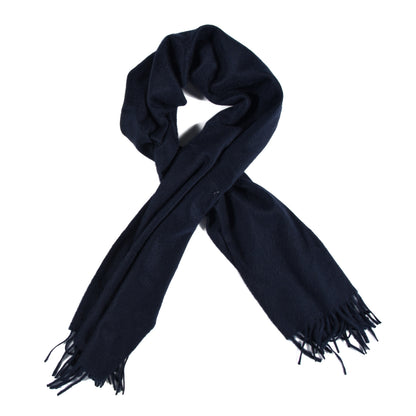 Hermes Cashmere Muffler Navy 1 of 4