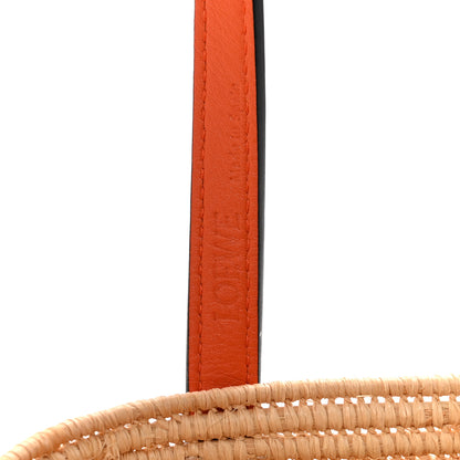 Loewe Raffia Square Mini Anagram Basket Tote Bag Natural 6 of 12