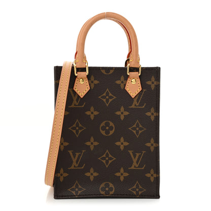 Louis Vuitton Monogram Petit Sac Plat 1 of 11