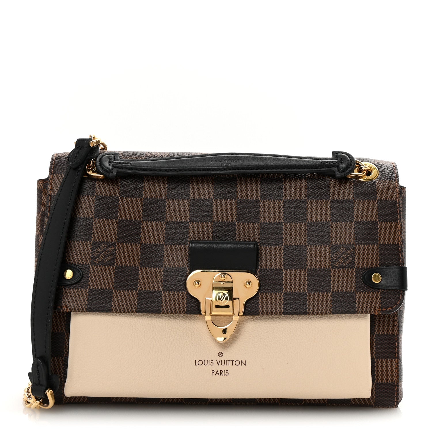 Louis Vuitton Damier Ebene Vavin PM Creme 1 of 9