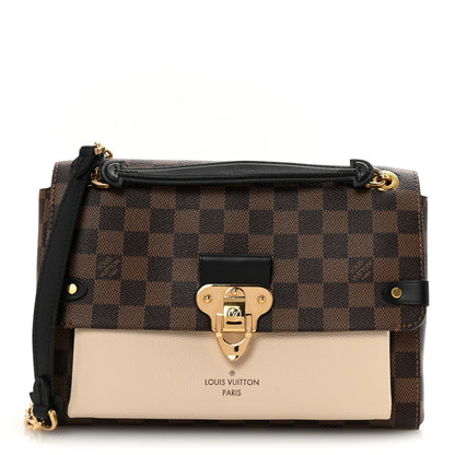 Louis Vuitton Damier Ebene Vavin PM Creme 1 of 9
