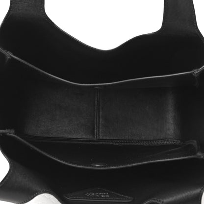 Prada Vitello Daino Soft Large Dynamique Tote Black 4 of 4