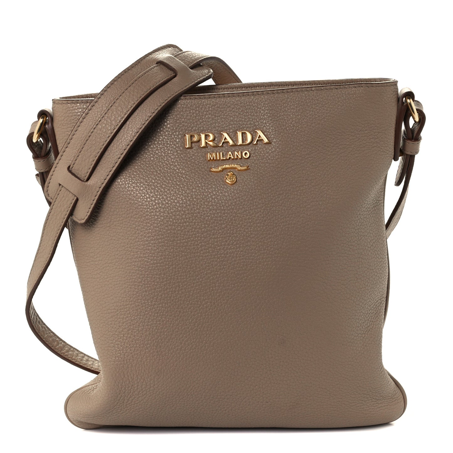 Vitello Daino Crossbody Bag Cammeo