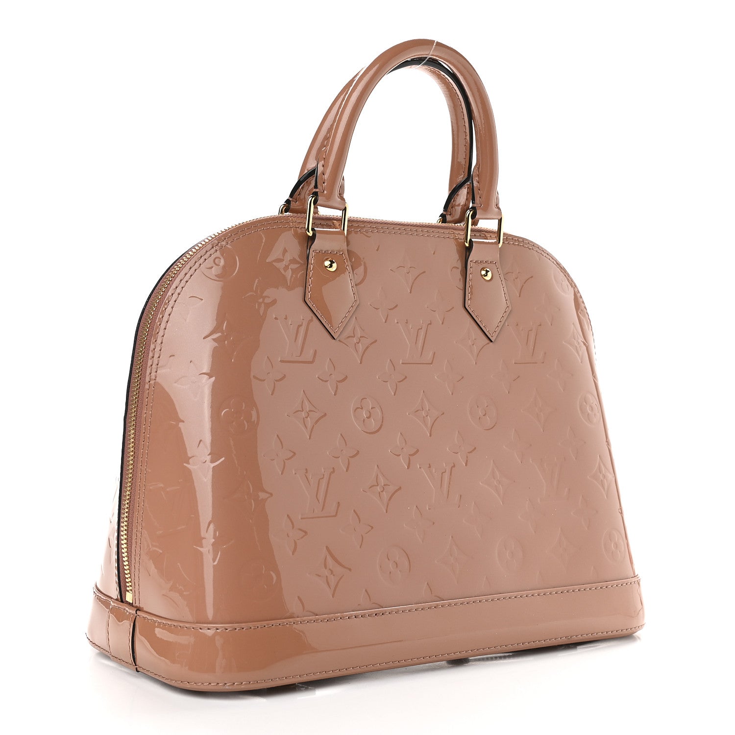 Louis Vuitton Vernis Alma PM Rose Velours 3 of 8