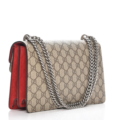 Gucci GG Supreme Monogram Small Dionysus Shoulder Bag Red 3 of 7