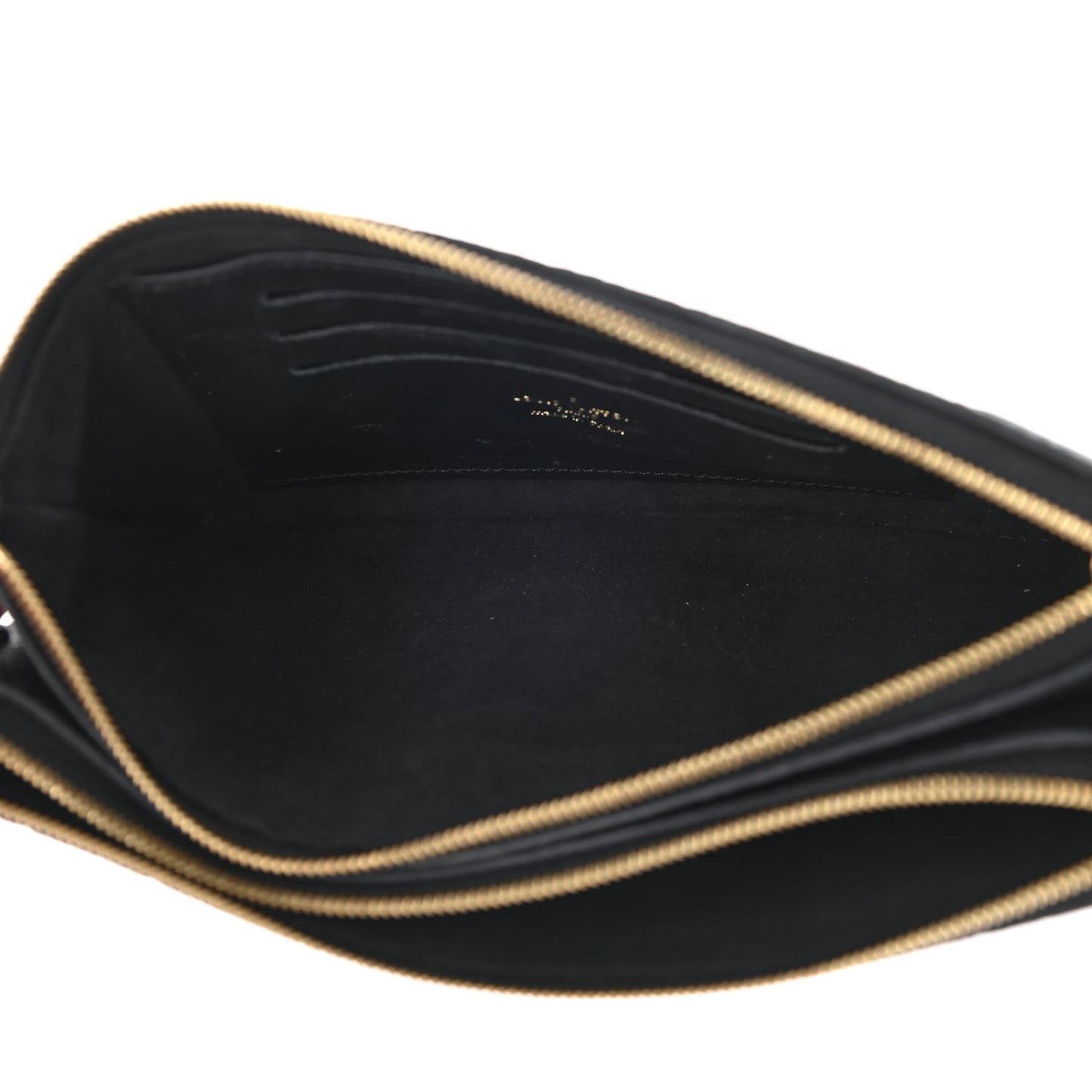 Empreinte Double Zip Pochette Black