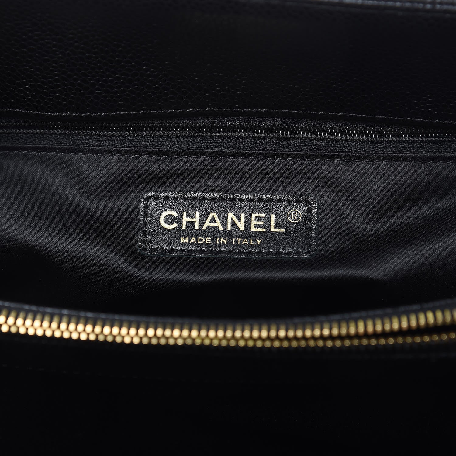 Chanel Caviar Quilted Grand Shopping Tote GST Black 6 of 9