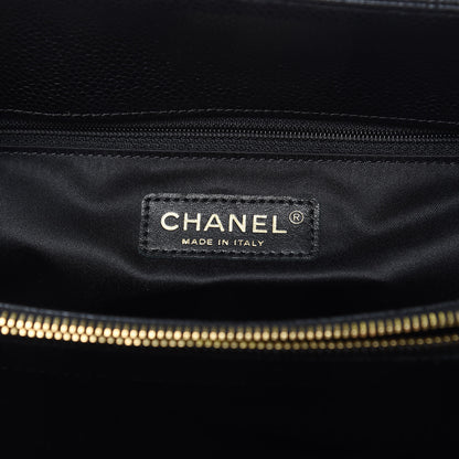 Chanel Caviar Quilted Grand Shopping Tote GST Black 6 of 9