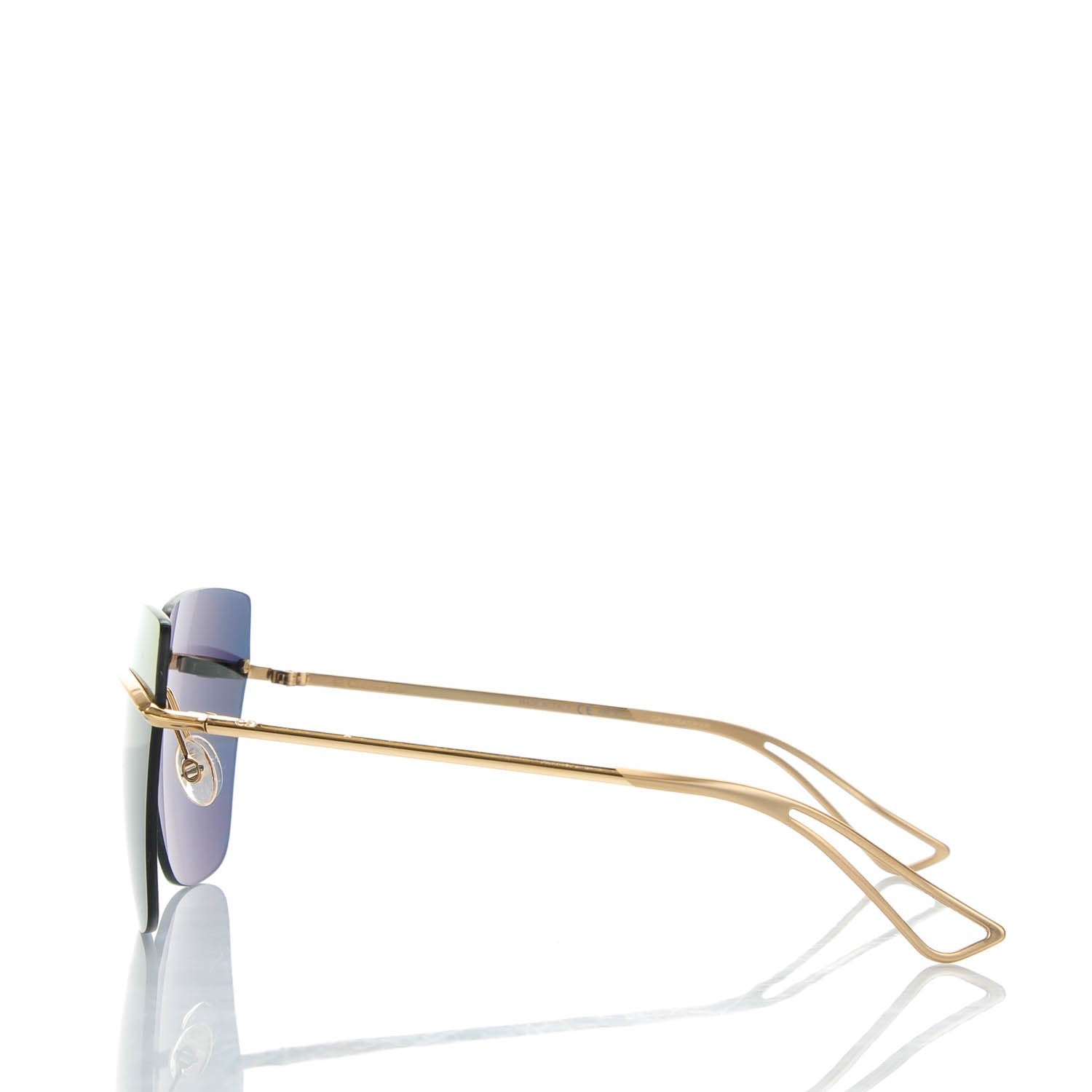 Christian Dior Metallic Sunglasses Rose Gold 2 of 7