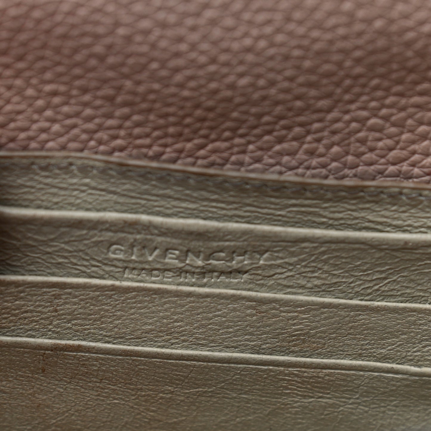 Grained Calfskin Nano Horizon Satchel Nude Pink