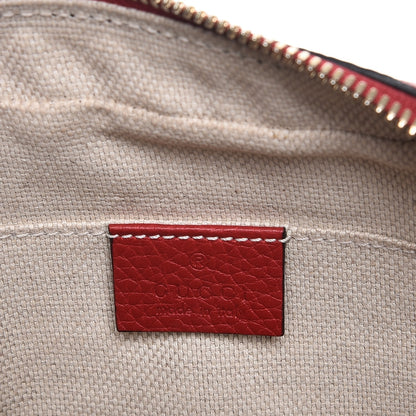 Gucci Pebbled Calfskin Small Soho Disco Bag Vibrant Red 6 of 7