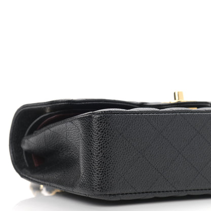Chanel Caviar Quilted Small Double Flap Black 8 of 9