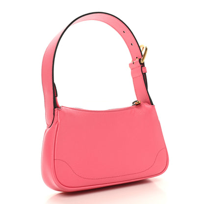Gucci Goatskin Mini Aphrodite Shoulder Bag Rhodamine Pink 3 of 11