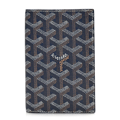 Goyard Goyardine Grenelle Passport Wallet Navy 1 of 6