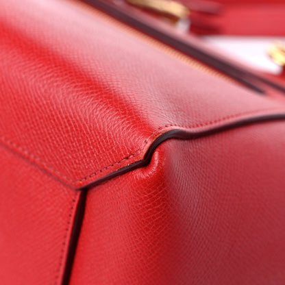 Celine Baby Grained Calfskin Micro Belt Bag Coquelicot 10 of 14