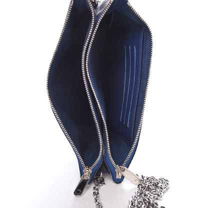 Louis Vuitton Monogram Giant Escale Double Zip Pochette Blue 5 of 10