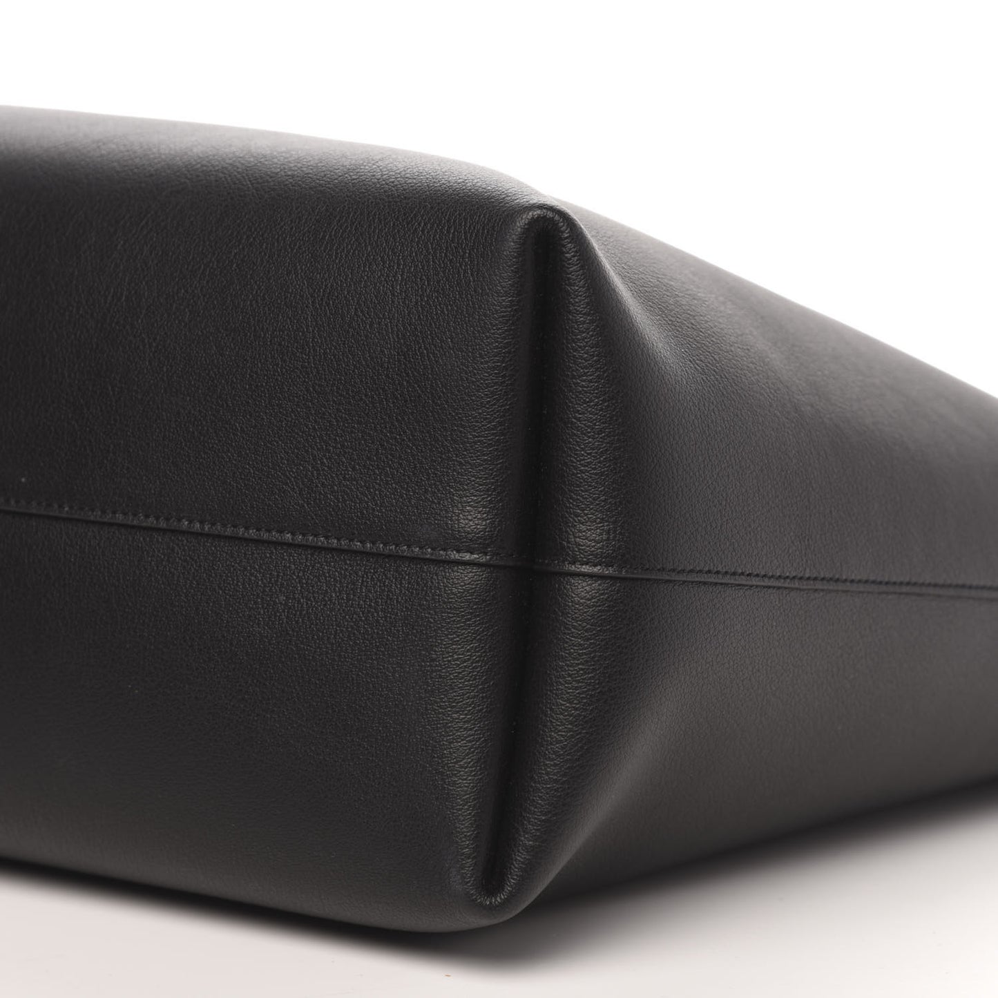 Calfskin Large Shopping Tote Black