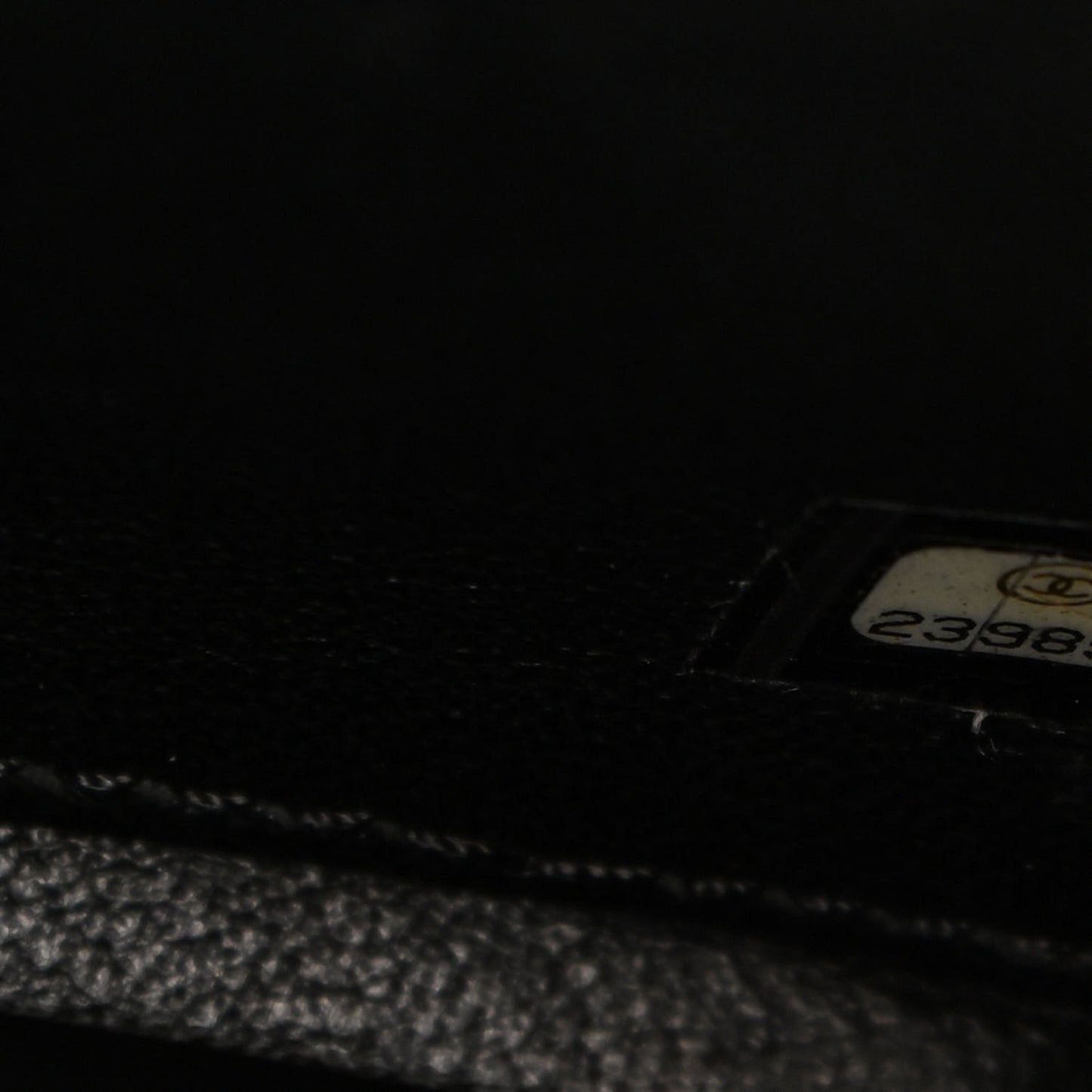 Caviar Quilted Medium CC Filigree Vanity Case Beige Black