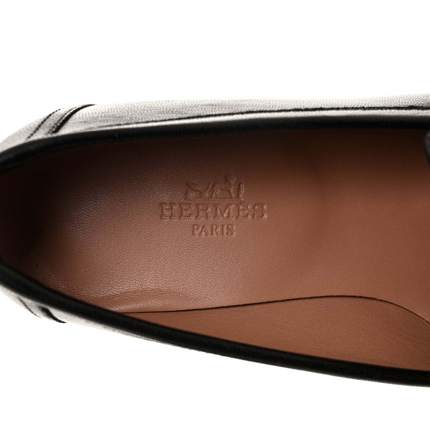Goatskin Womens Paris Loafers 36.5 Black