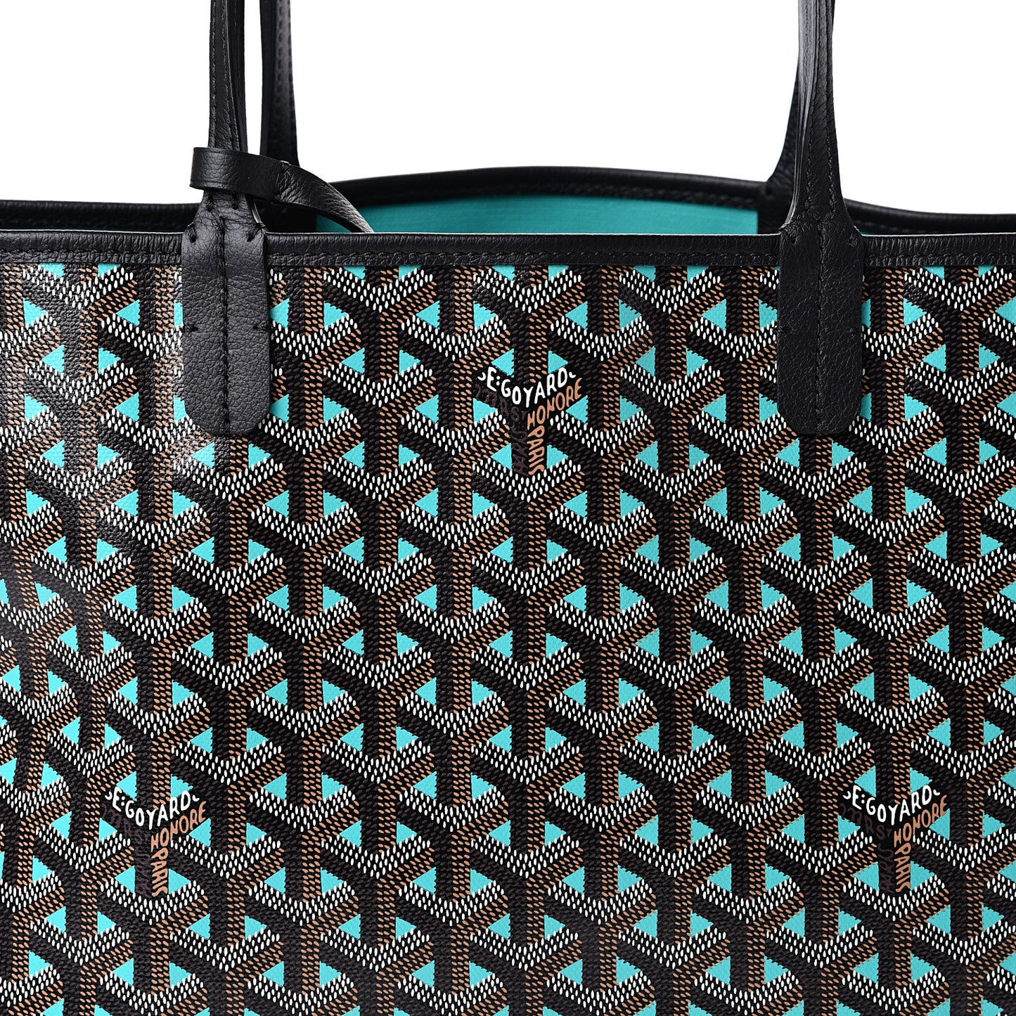 Goyardine Saint Louis Claire Voie PM Black Blue