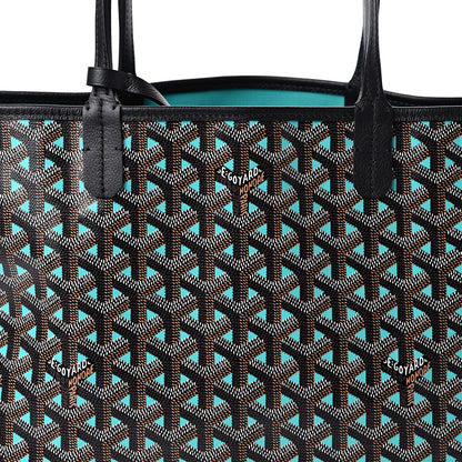 Goyard Goyardine Saint Louis Claire Voie PM Black Blue 8 of 10