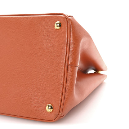 Prada Saffiano Lux Large Tote Papaya 9 of 9