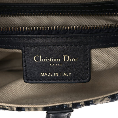 Christian Dior Oblique Saddle Bag Blue 6 of 14
