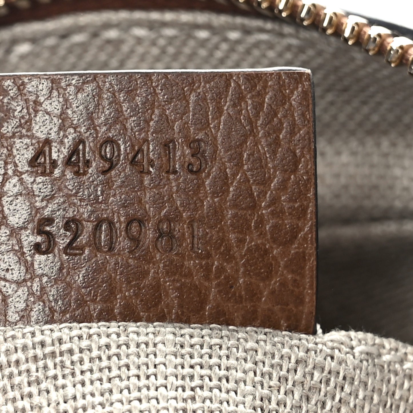 Monogram Mini Bree Messenger Bag Beige Tabacco