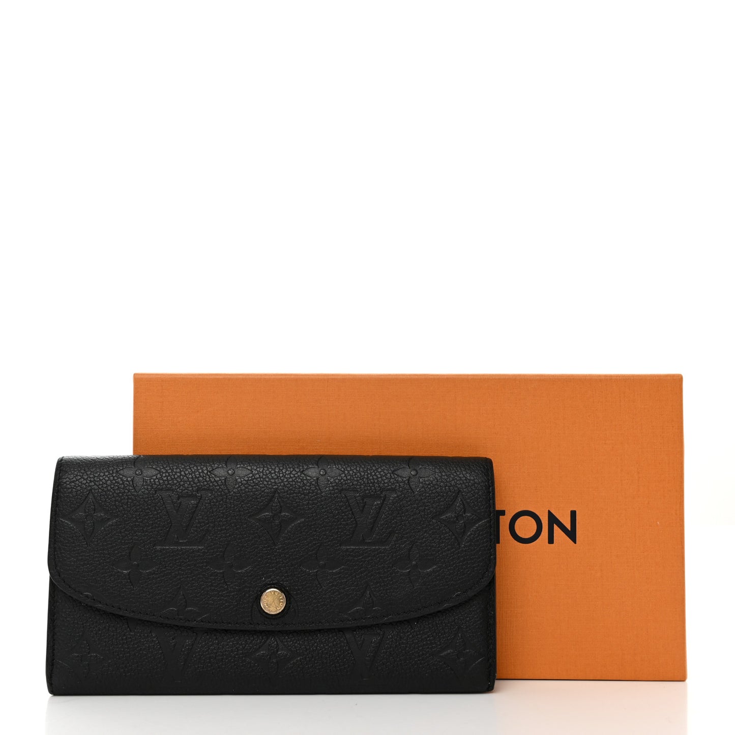 LOUIS VUITTON Empreinte Emilie Wallet Black Dune