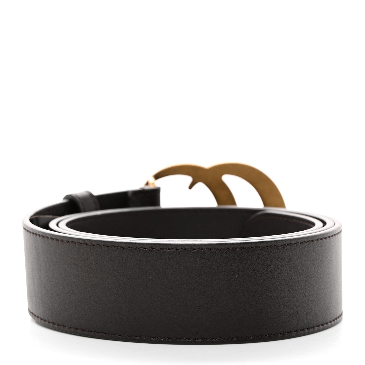 Gucci Calfskin Double G 40mm Belt 95 38 Brown 2 of 5