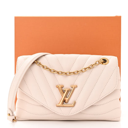 Louis Vuitton Calfskin New Wave Chain Bag MM NM Ivory Ivory 11 of 11