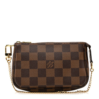 Louis Vuitton Damier Ebene Mini Pochette Accessories 1 of 7