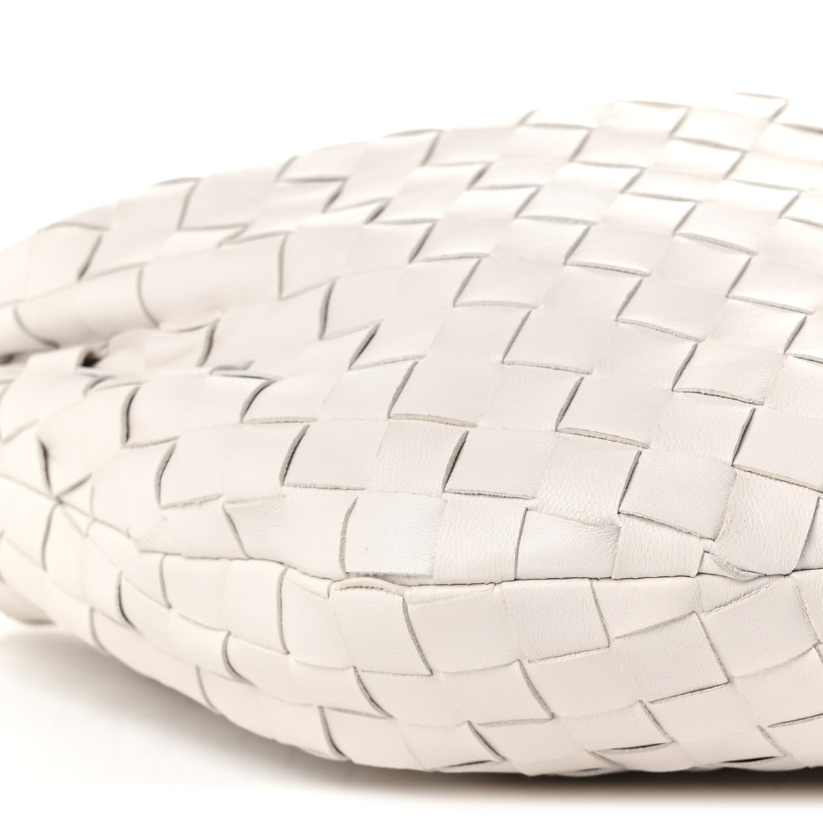 Nappa Intrecciato Teen Jodie Hobo White