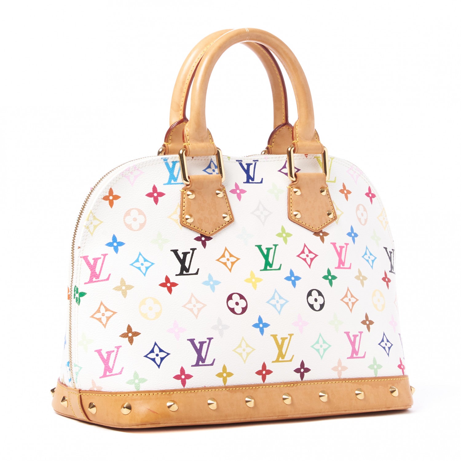 Louis Vuitton Monogram Multicolor Alma White 2 of 8