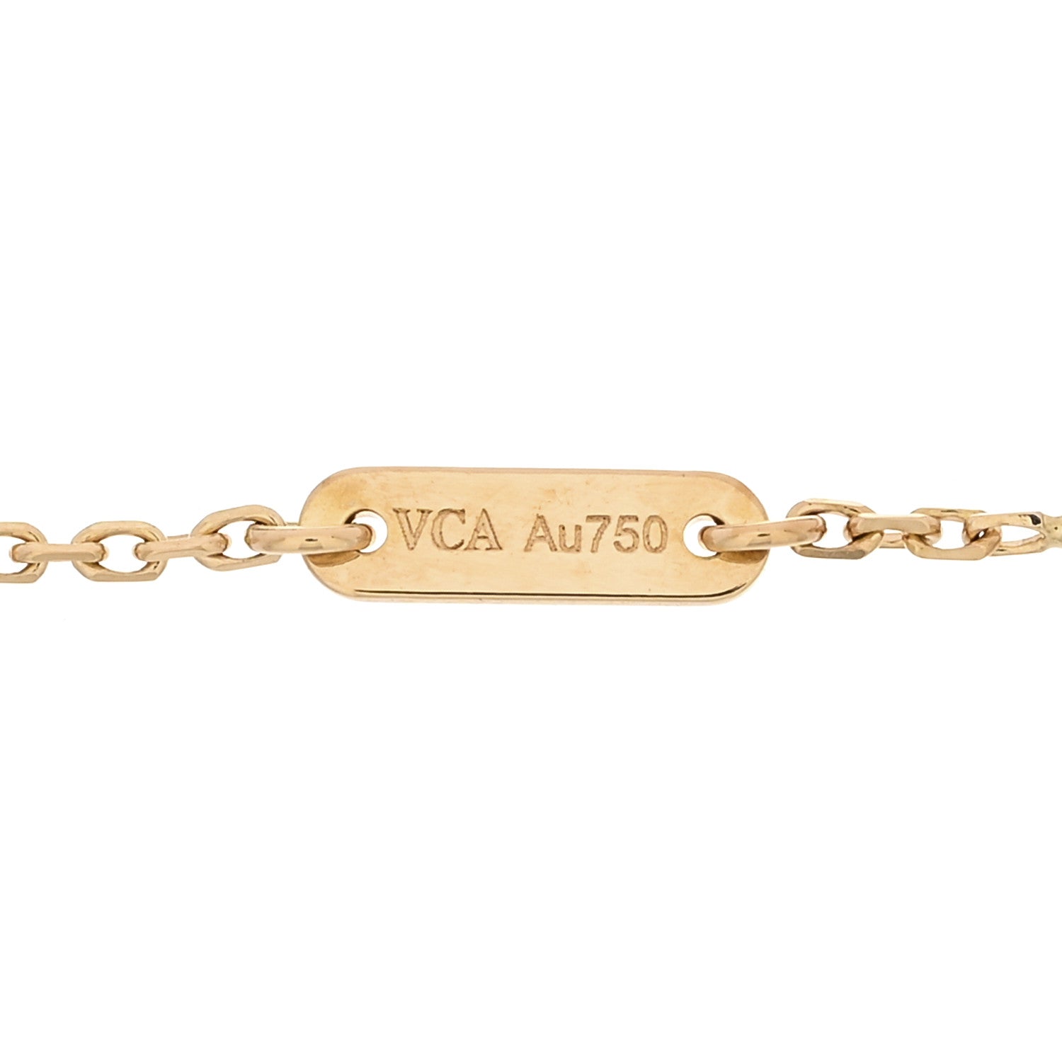 Van Cleef & Arpels 18K Yellow Gold Mother of Pearl Sweet Alhambra Butterfly Bracelet 3 of 5