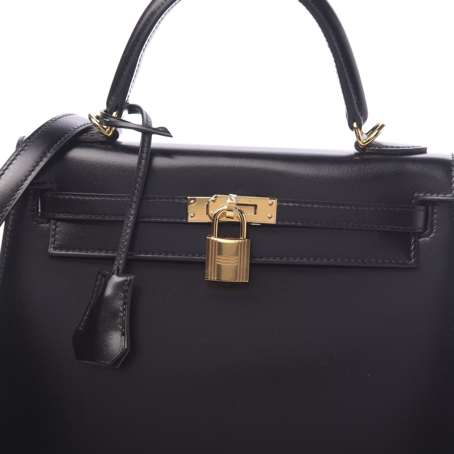 Hermes Box Kelly Sellier 25 Black 8 of 11