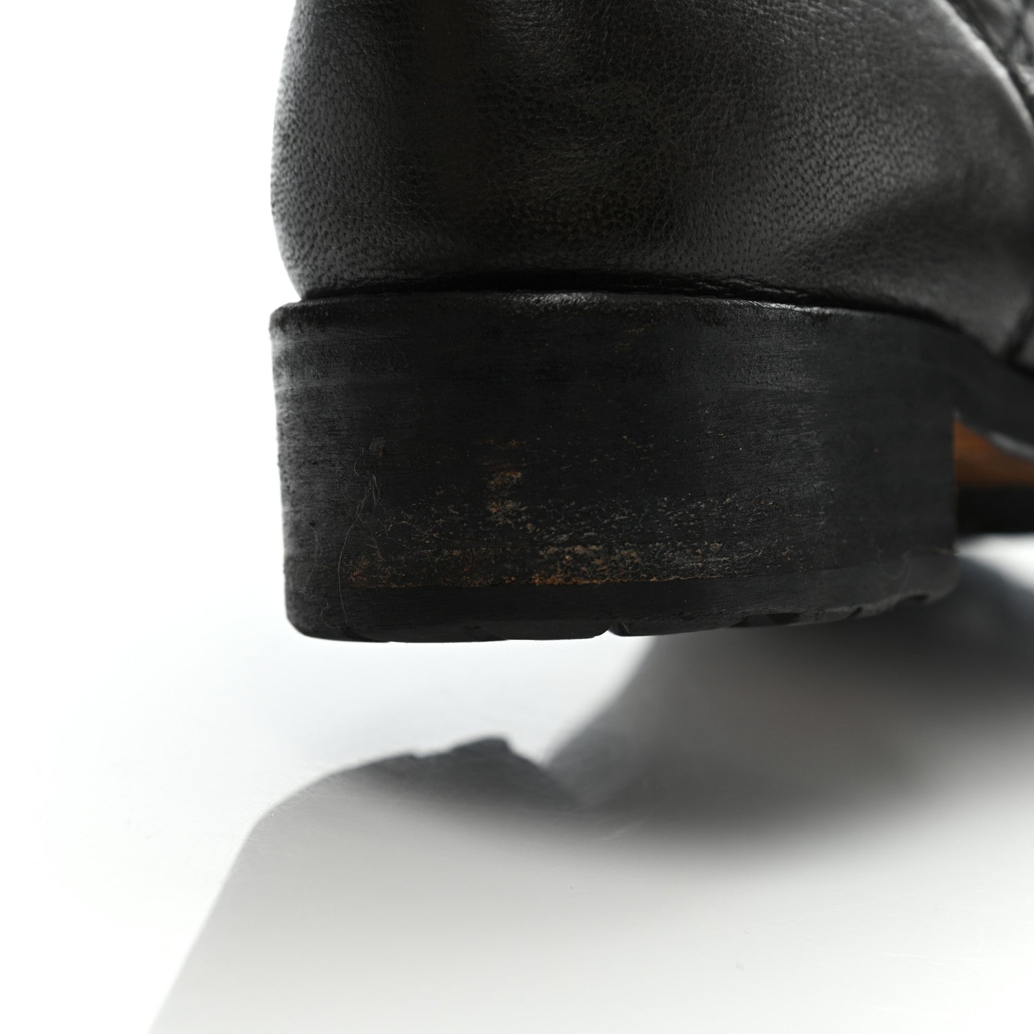 Chanel Calfskin Quilted Lace Up Combat Boots 40 Black 14 of 15