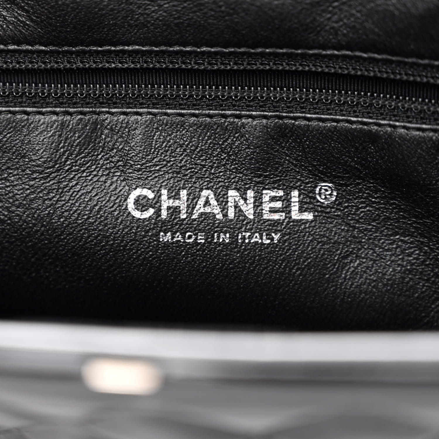 Chanel Patent Quilted Timeless Clutch Black 6 of 10