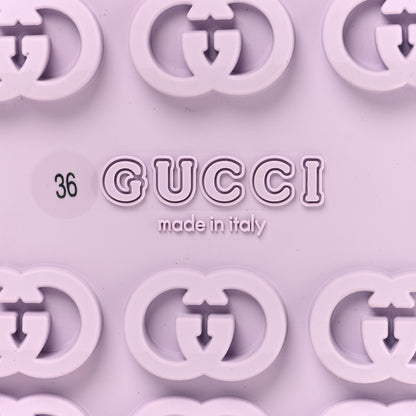 Gucci Soft Rubber Horsebit Touch Womens Strapped Sandals 36 Talc Pink 8 of 10