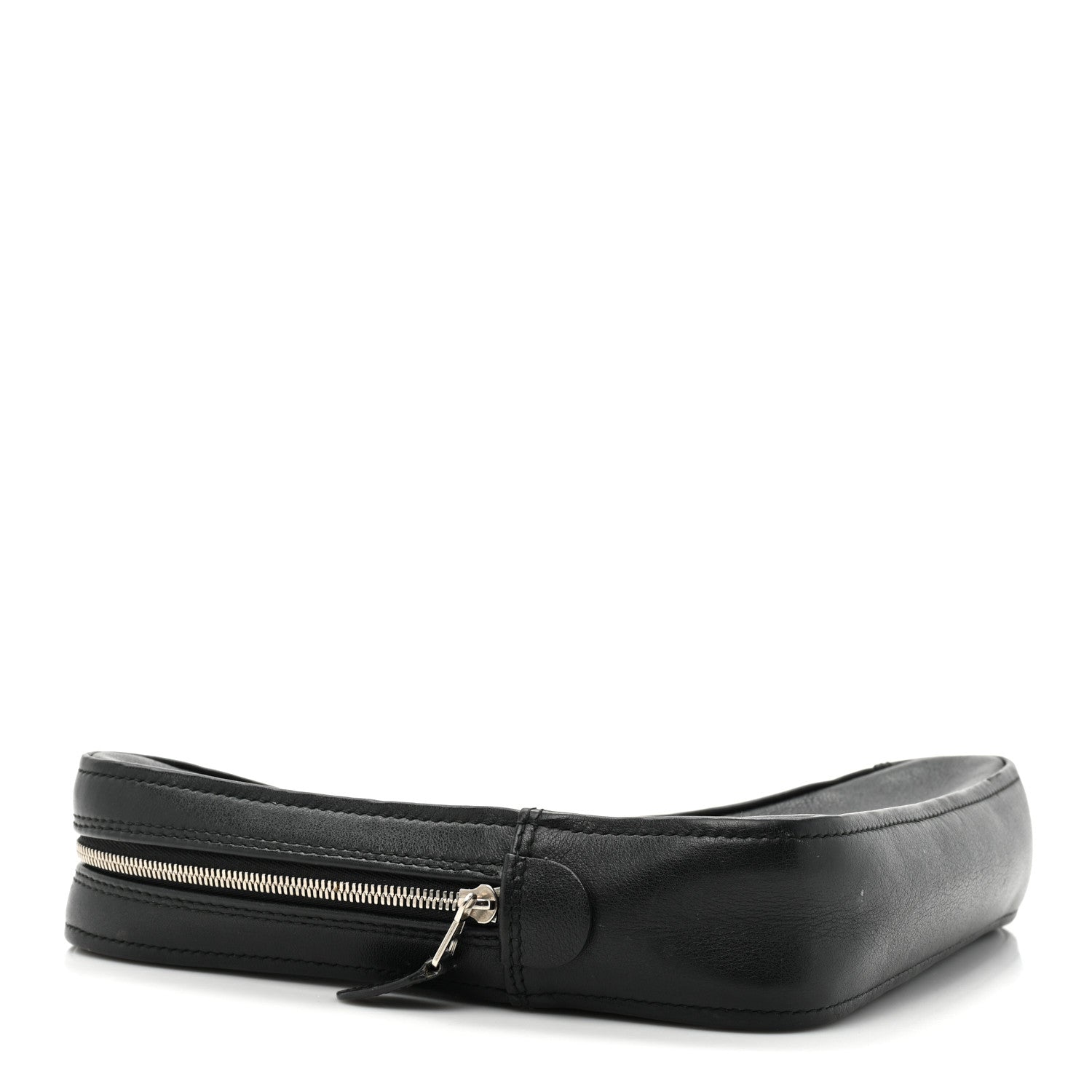 Balenciaga Calfskin M Triangle Pouch Black 4 of 15