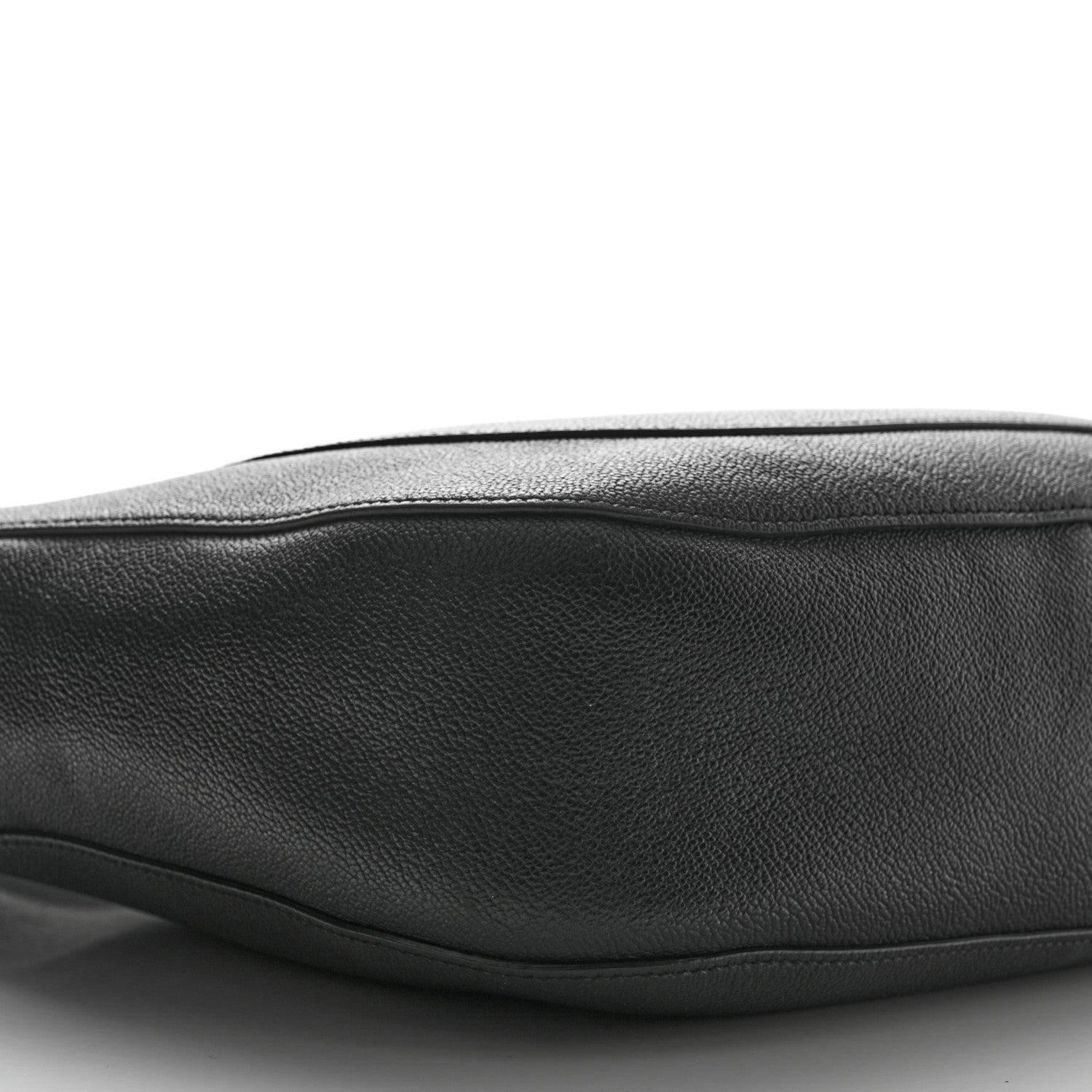 Burberry Grainy Calfskin Small Elmstone Hobo Black 8 of 12