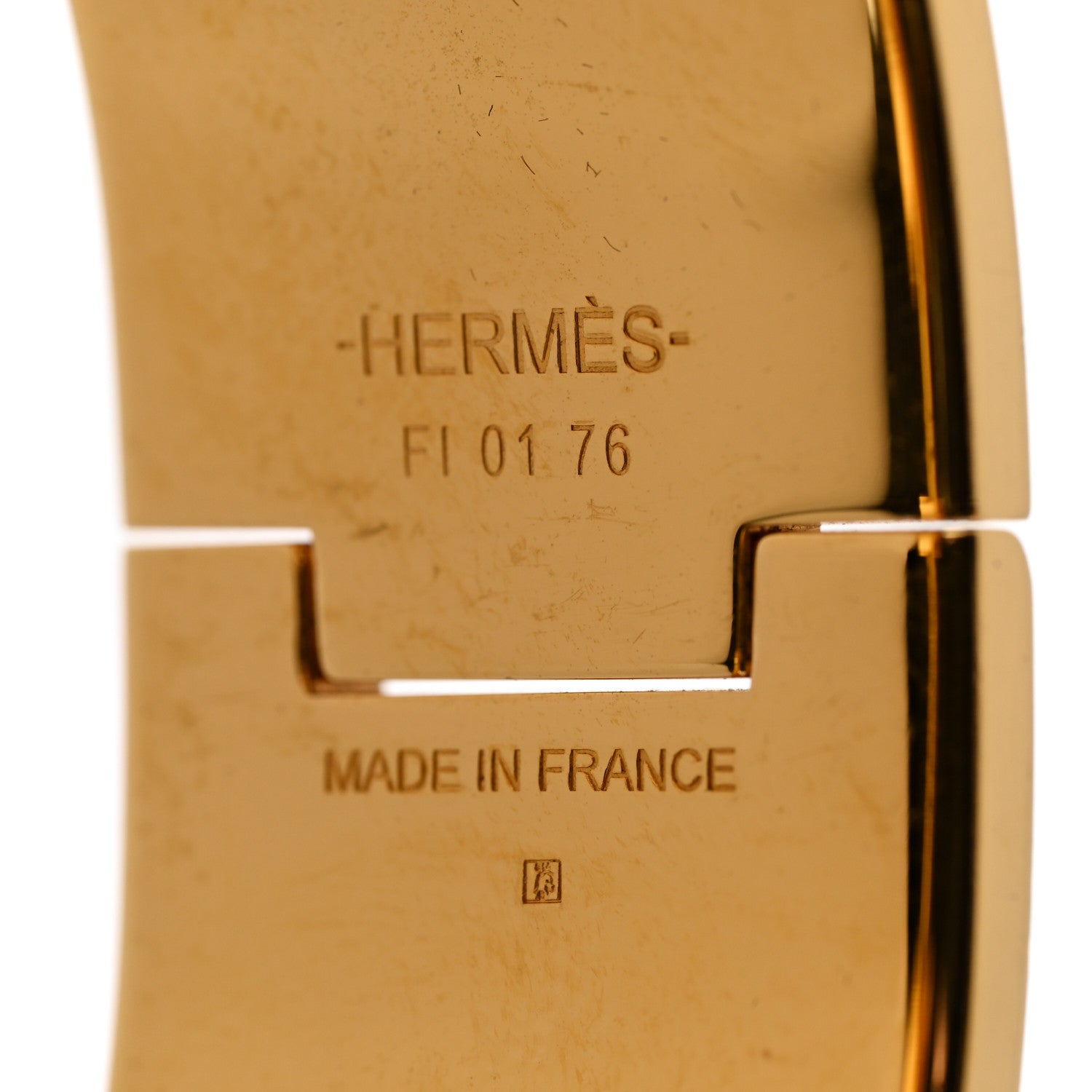 Hermes Enamel Wide Clic Clac H Bracelet PM Black 4 of 5