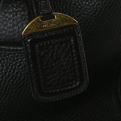 Prada Vitello Daino Tote Black 11 of 15